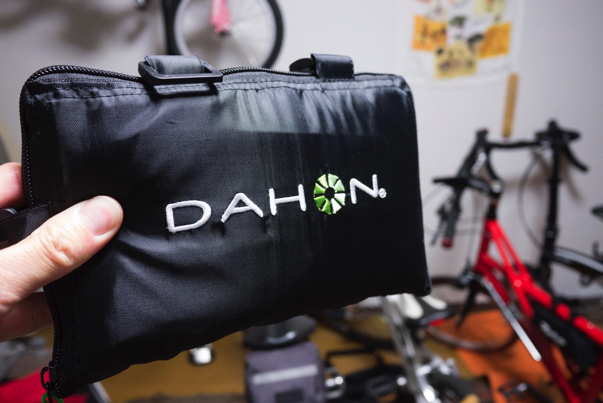 輪行カバーはダメらしいので輪行袋「DAHON Slip Bag 20″」を購入してみた【その1】