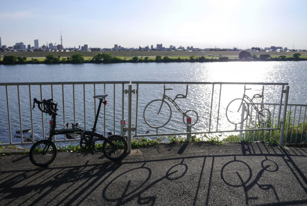 DAHON Curve D7で江戸川サイクリングロード海から14.25kmに行ってみた