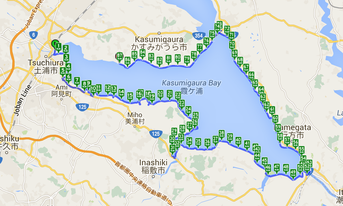 霞ヶ浦一周のカスイチに挑戦!折りたたみ自転車DAHONで100km走るときに気をつける6つのこと