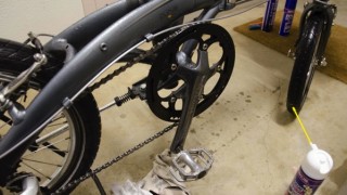 雨の後に47分で折りたたみ自転車を掃除する方法