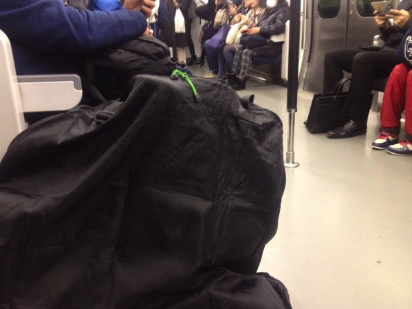 忘年会でお酒を飲んでも帰りは輪行できる折りたたみ自転車DAHONいいね!