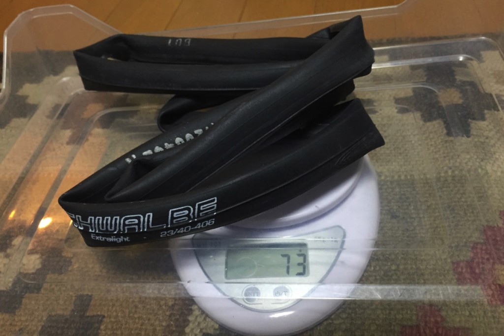20インチ(406)でもこれだけ違う!奥が深いミニベロ用チューブ選び
