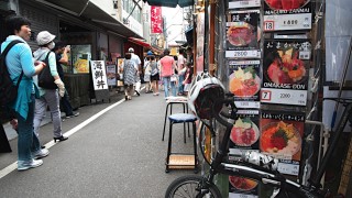 DAHON Curve D7で行く輪行サイクリング【築地でサーモンいくら丼編】