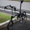 DAHON Curve D7のキックスタンドを黒く塗装してみた
