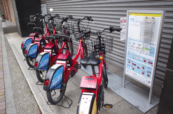 NTTドコモが主催しているバイクシェアで東京散歩をした
