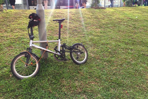 シンガポールのリゾートアイランド、セントーサ島を折りたたみ自転車Tyrell IVEで1周してみた