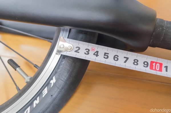 折りたたみ自転車DAHON Curve D7にカーボンフォーク!?その2:キャリパーブレーキはロングアーチで対応したけれど
