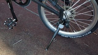 【キックスタンド自作!】折りたたみ自転車Tyrell IVE大地に立つ!