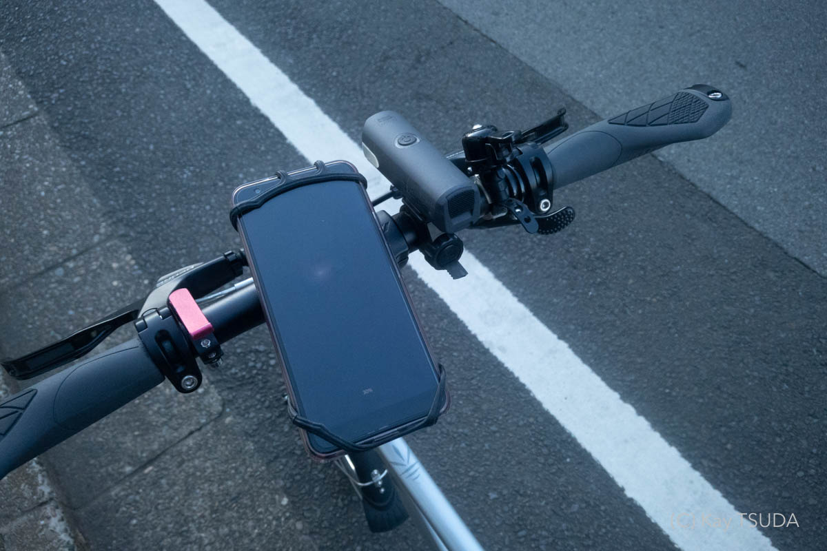 A cyclist says goodbye iphone hello android 9