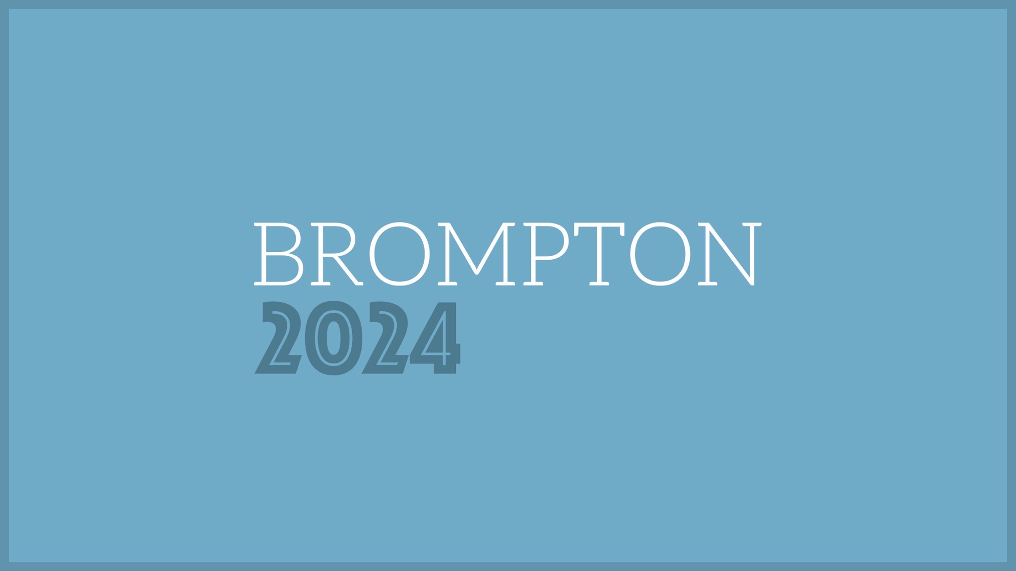 Brompton 2024 top